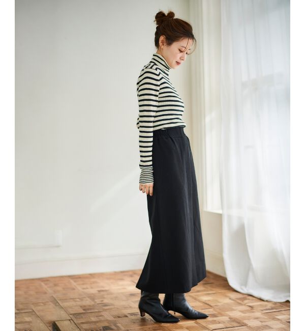 le.coeur blanc「リブタートルニット」|ニット・セーター|