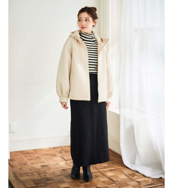 le.coeur blanc「リブタートルニット」|ニット・セーター|