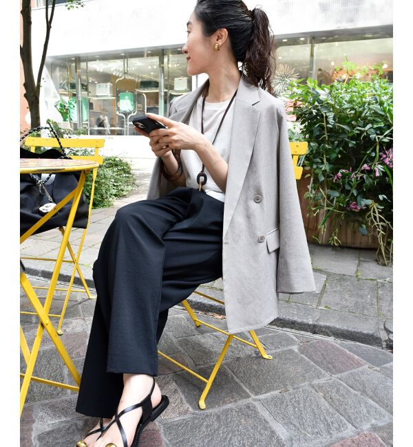  「リネンライクテーラードジャケット」|その他|