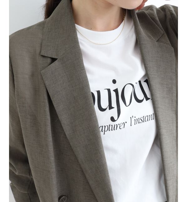  「リネンライクテーラードジャケット」|その他|