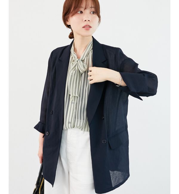  「リネンライクテーラードジャケット」|その他|