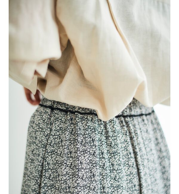 le.coeur blanc「ミニフラワープリントギャザースカート」|スカート|