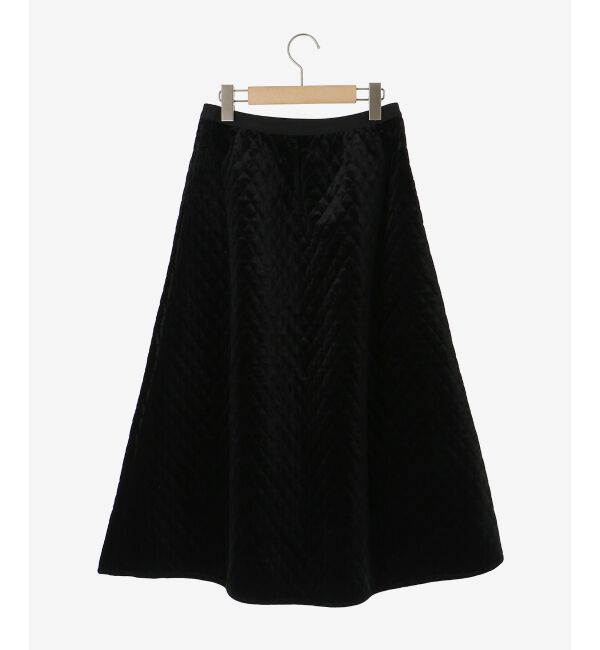  「TORRAZZO DONNAキルトベロアスカート」|スカート|
