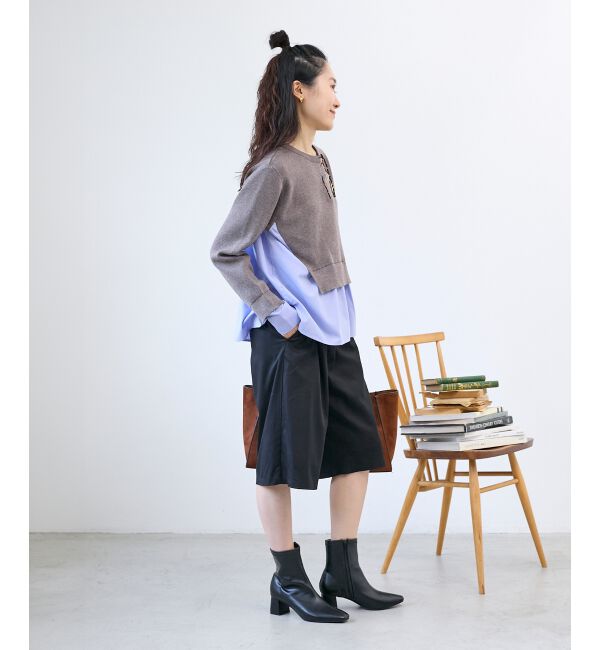  「ブロードドッキングニットプル」|ニット・セーター|