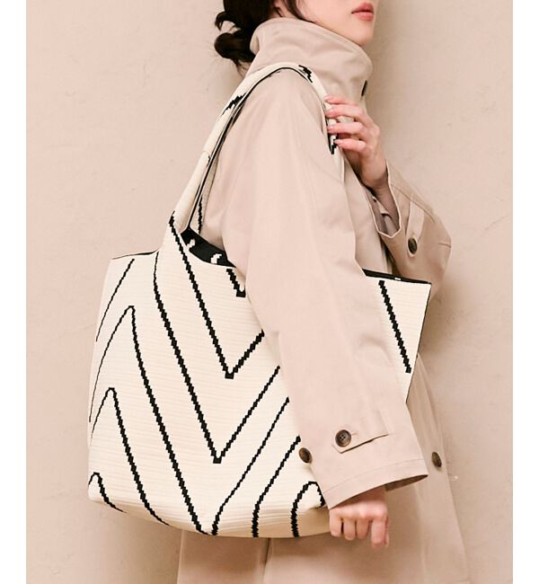  「《WEB限定アイテム》バイヤス柄トートバッグ」|トートバッグ|