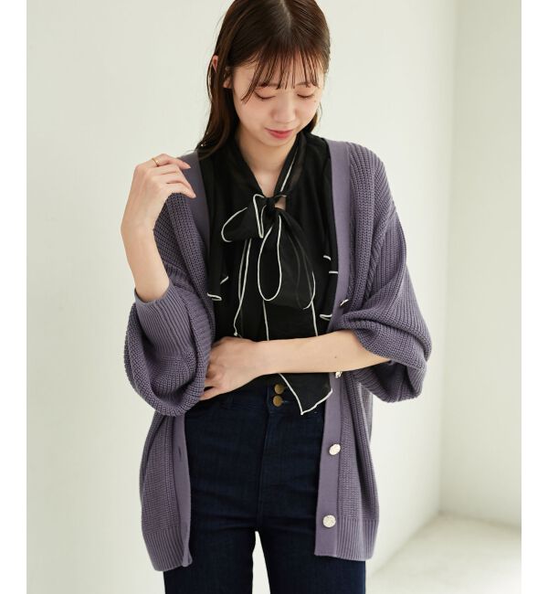 MAJESTICLEGON「ボウタイフリルシアーブラウス」|シャツ・ブラウス|