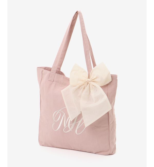 MAJESTICLEGON「リボンモチーフセットロゴトートバッグ」|トートバッグ|