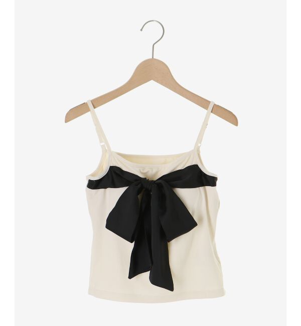  「ビッグリボンカップ付きキャミ」|キャミソール|
