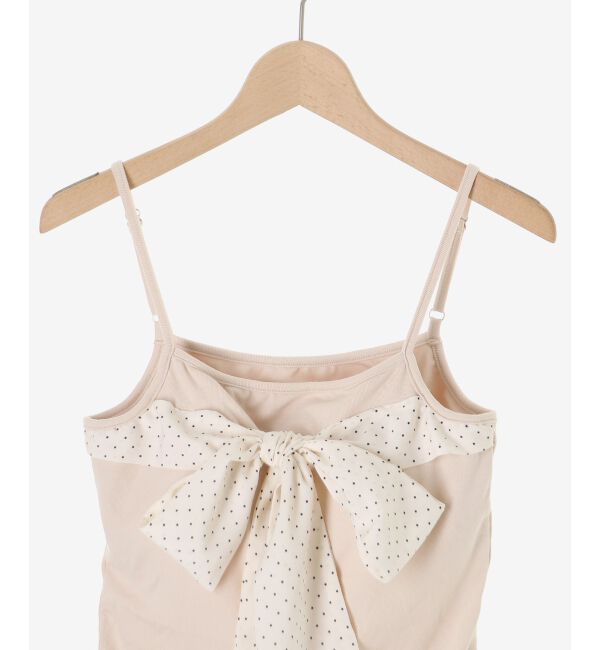  「ビッグリボンカップ付きキャミ」|キャミソール|