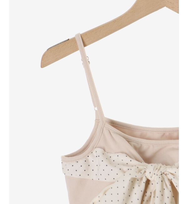  「ビッグリボンカップ付きキャミ」|キャミソール|