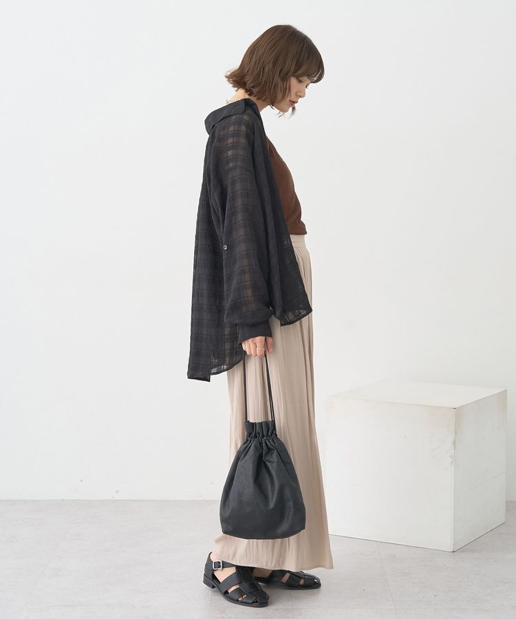 earth music&ecology「配色レイヤードタンクトップ」|キャミソール|