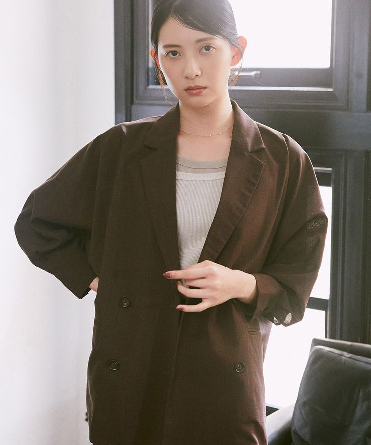 earth music&ecology「配色レイヤードタンクトップ」|キャミソール|