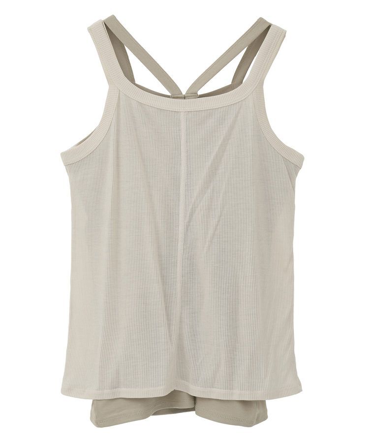 earth music&ecology「配色レイヤードタンクトップ」|キャミソール|