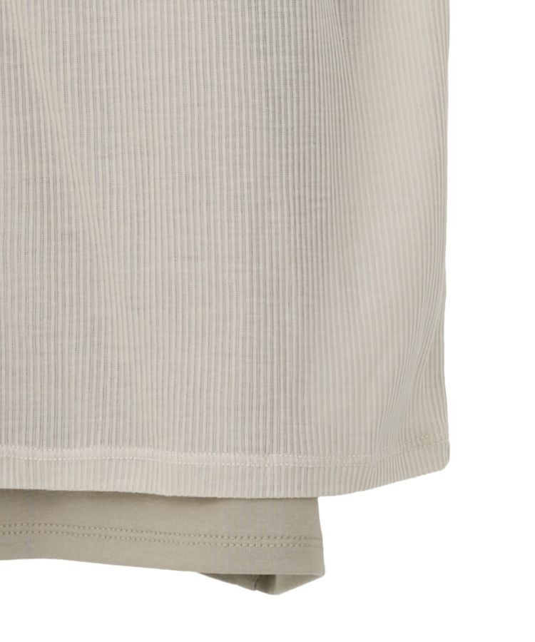 earth music&ecology「配色レイヤードタンクトップ」|キャミソール|