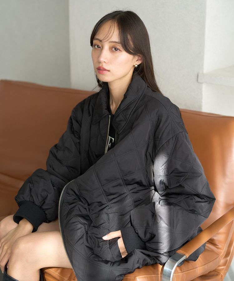 earth music&ecology「【WEB限定】ダブルステッチキルティングコート」|その他|