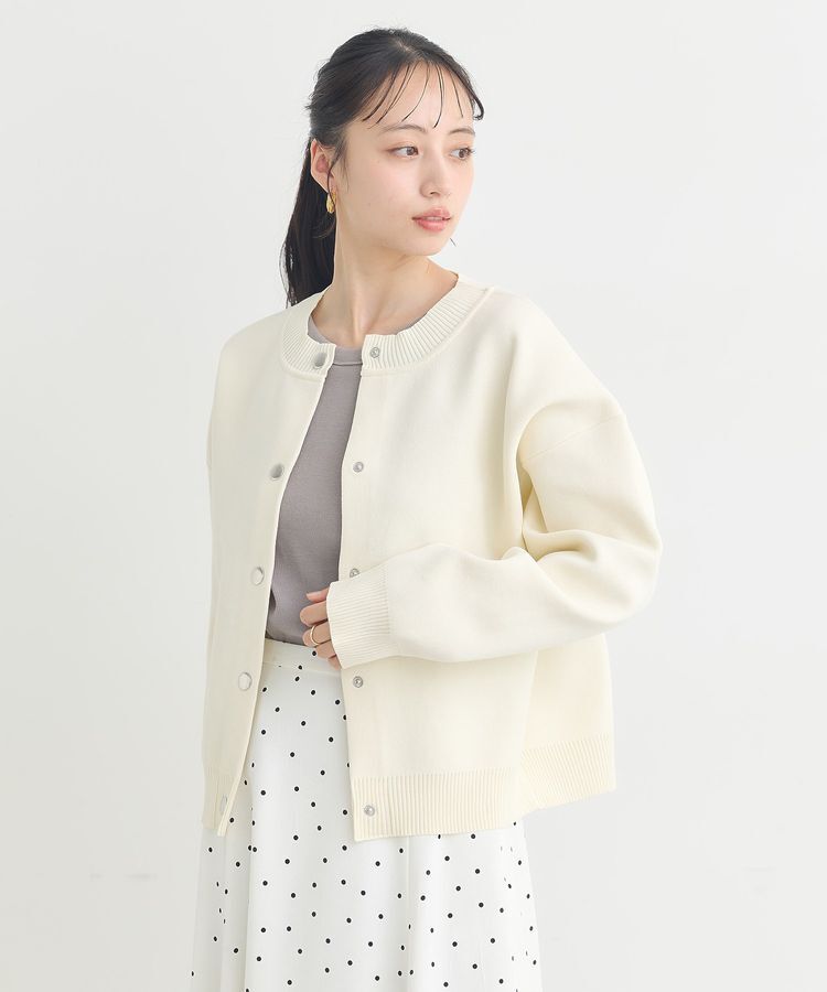 earth music&ecology「メタルボタンカーディガン」|カーディガン|