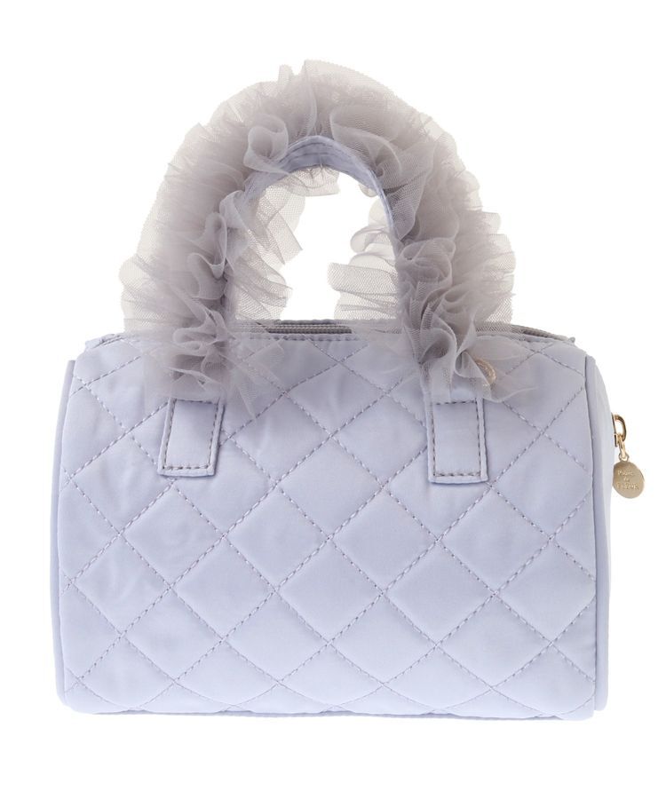 Maison de FLEUR「EC限定チュールハンドルラインストーンボストン」|ハンドバッグ|