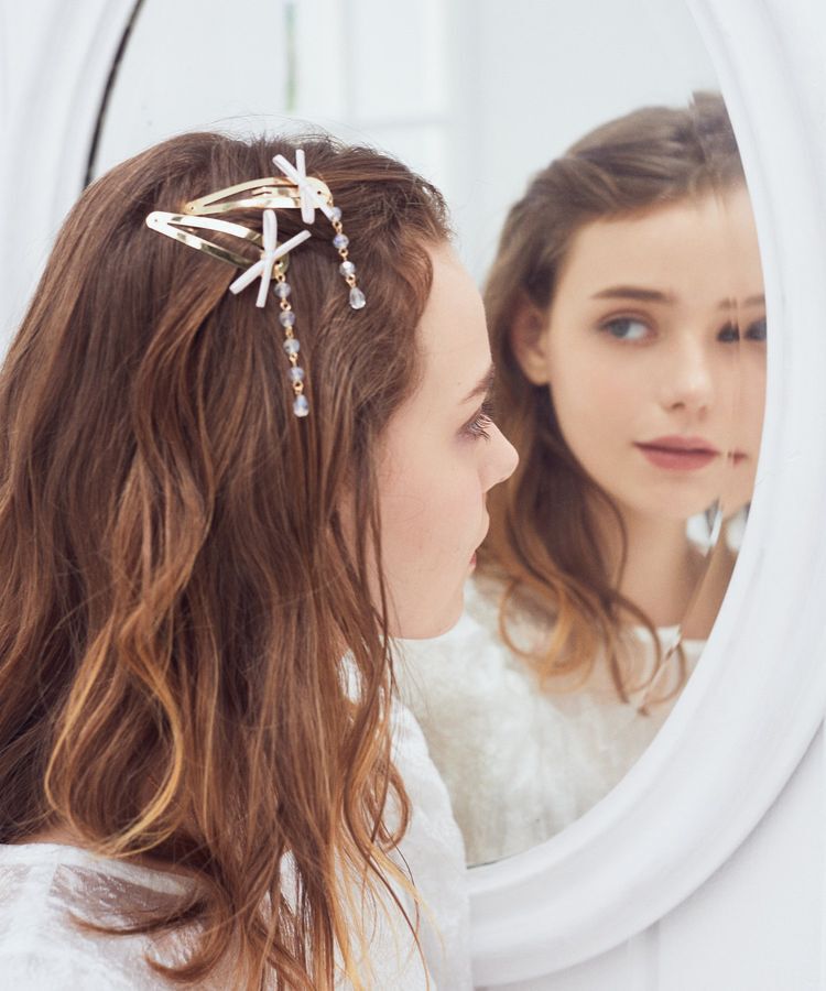 Maison de FLEUR「リボンスリーピンセット」|その他|