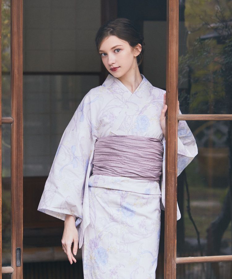 Maison de FLEUR「【兵児帯セット】フローラル浴衣」|その他|