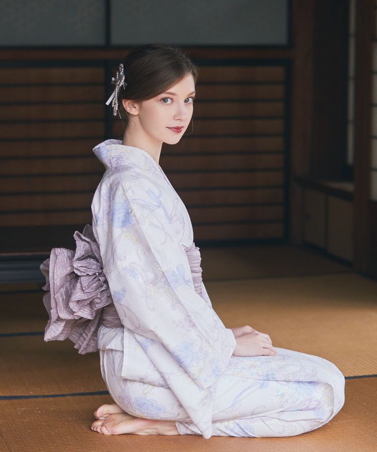 Maison de FLEUR「【兵児帯セット】フローラル浴衣」|その他|