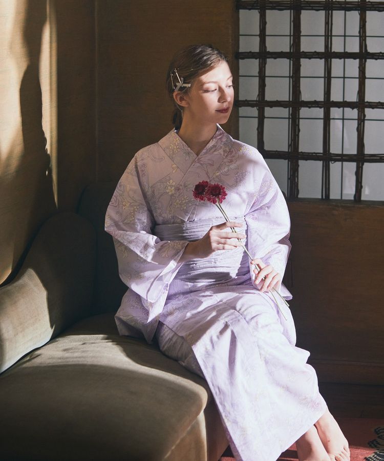 Maison de FLEUR「【兵児帯セット】フローラル浴衣」|その他|