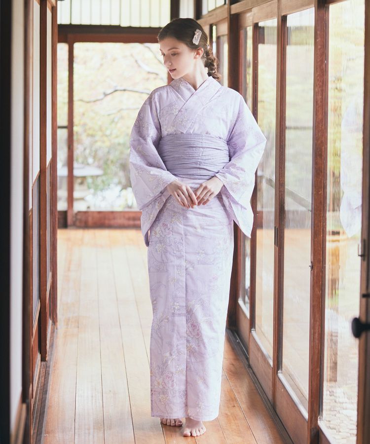 Maison de FLEUR「【兵児帯セット】フローラル浴衣」|その他|
