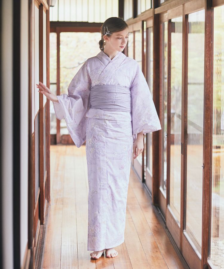 Maison de FLEUR「【兵児帯セット】フローラル浴衣」|その他|