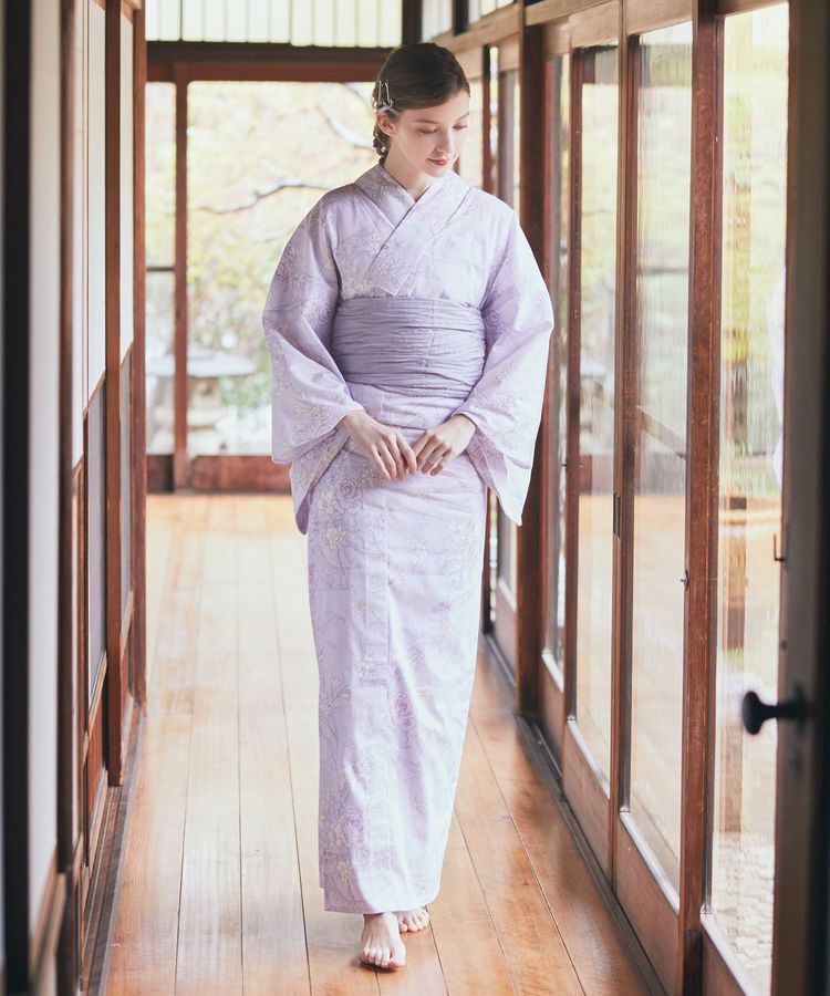 Maison de FLEUR「【兵児帯セット】フローラル浴衣」|その他|