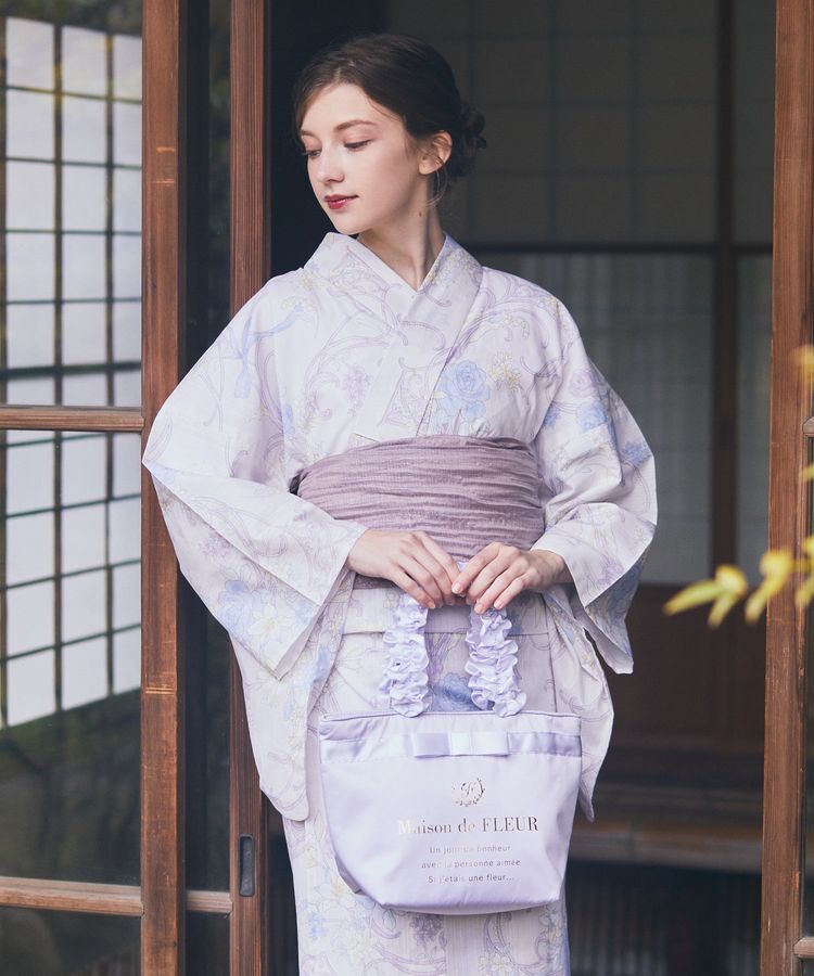 Maison de FLEUR「【兵児帯セット】フローラル浴衣」|その他|