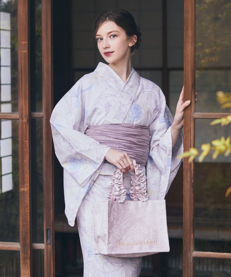 Maison de FLEUR「【兵児帯セット】フローラル浴衣」|その他|