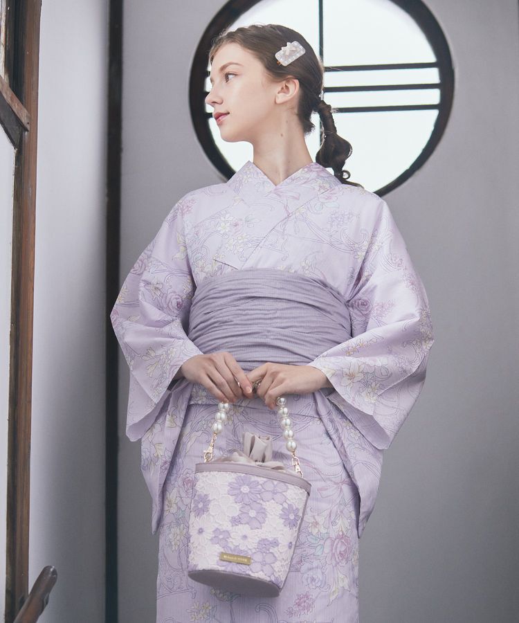 Maison de FLEUR「【兵児帯セット】フローラル浴衣」|その他|