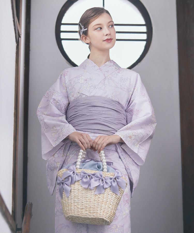 Maison de FLEUR「【兵児帯セット】フローラル浴衣」|その他|