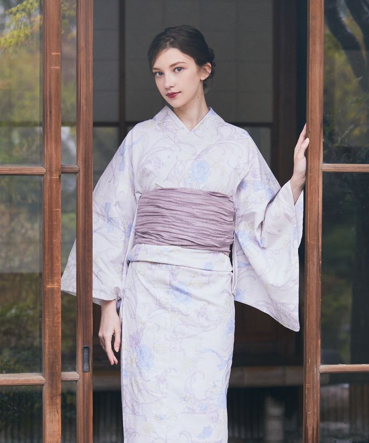 Maison de FLEUR「【兵児帯セット】フローラル浴衣」|その他|