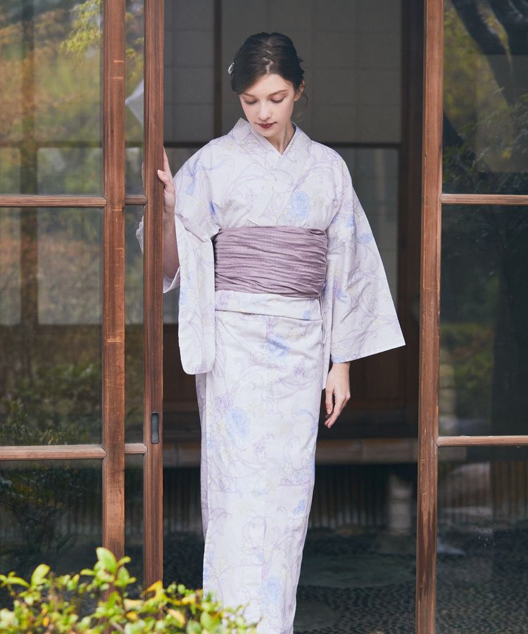 Maison de FLEUR「【兵児帯セット】フローラル浴衣」|その他|
