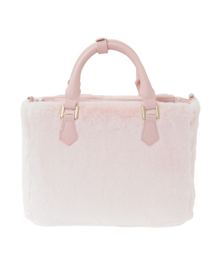 Maison de FLEUR「【限定カラーあり】フェイクファー中仕切りバッグ」|ハンドバッグ|