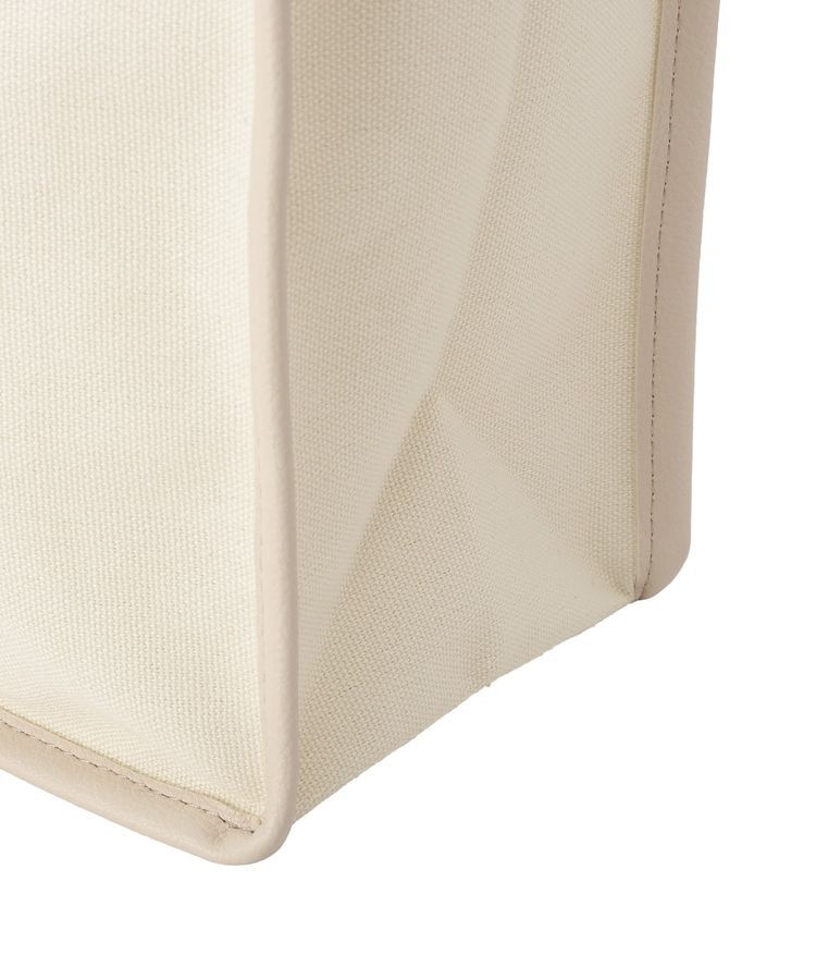 Maison de FLEUR「ロゴ刺繍フリルハンドル帆布キャリーオンバッグ」|トートバッグ|