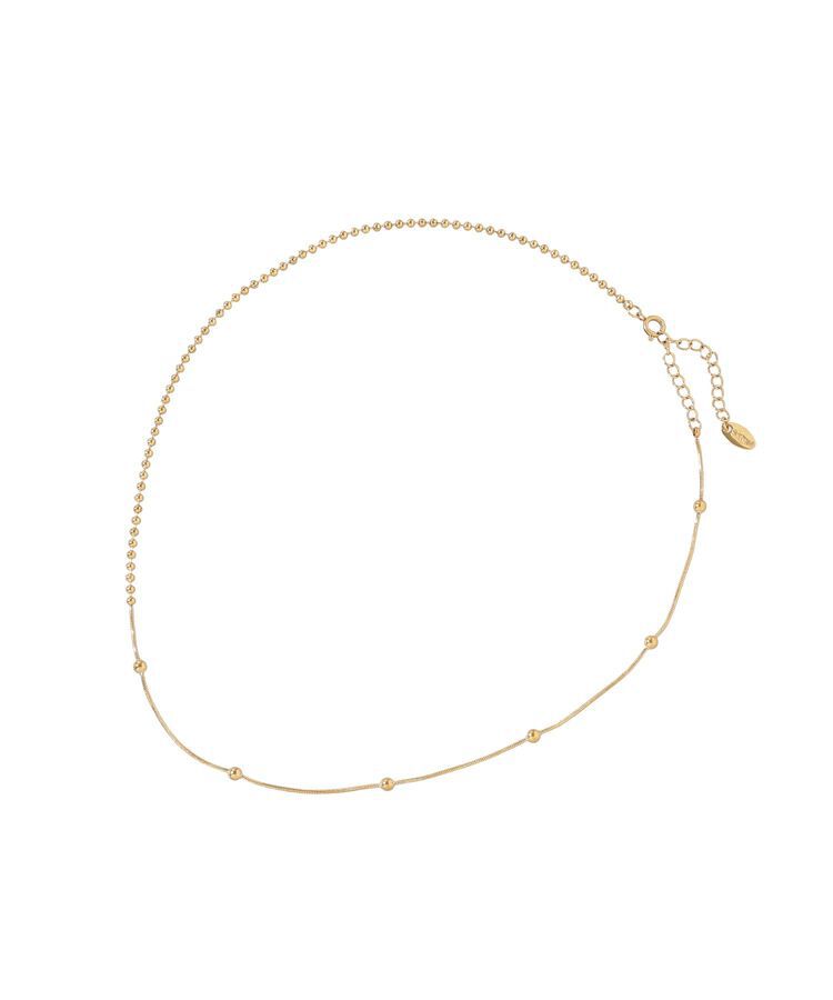 AMERICAN HOLIC「【ステンレス】スイッチドボールチェーンネックレス」|ネックレス|