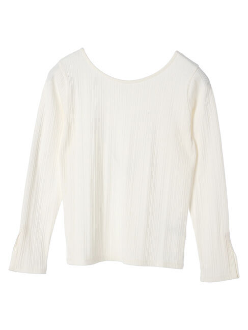 Green Parks「前後2WAYカットリブプルオーバー」|Tシャツ・カットソー|