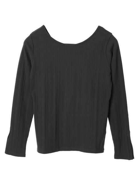 Green Parks「前後2WAYカットリブプルオーバー」|Tシャツ・カットソー|