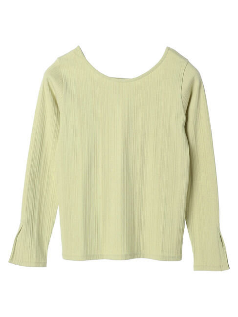 Green Parks「前後2WAYカットリブプルオーバー」|Tシャツ・カットソー|