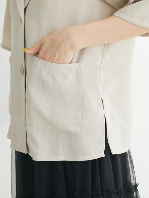 Green Parks「接触冷感　5分袖ジャケット」|その他|