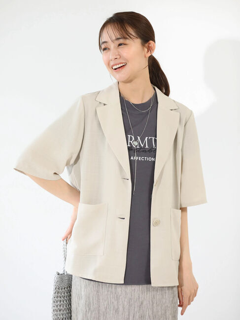 Green Parks「接触冷感　5分袖ジャケット」|その他|