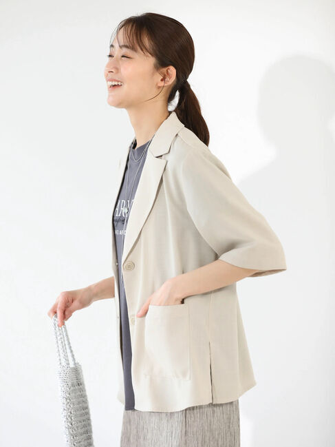 Green Parks「接触冷感　5分袖ジャケット」|その他|