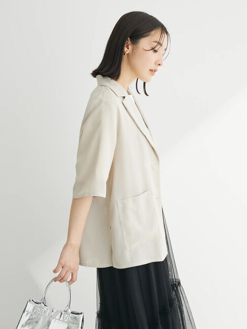 Green Parks「接触冷感　5分袖ジャケット」|その他|