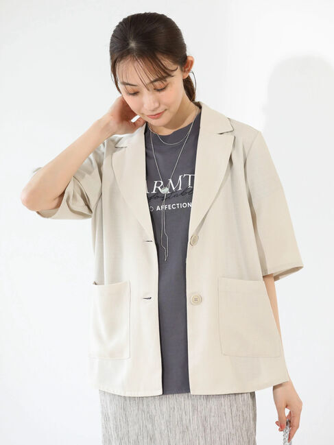 Green Parks「接触冷感　5分袖ジャケット」|その他|