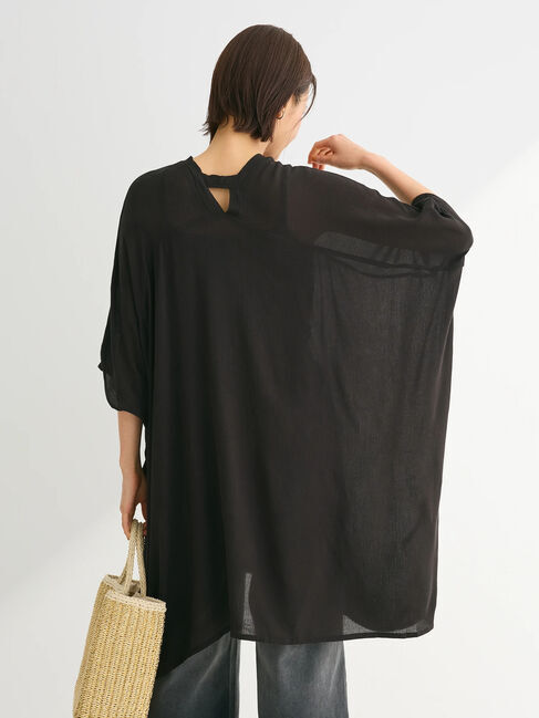 Green Parks「I　レーヨンクレープチュニック」|チュニック|