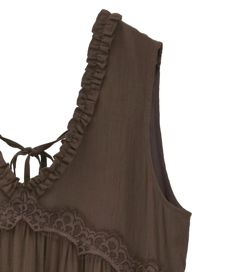 Green Parks「■ESCAR レース&times;コットンティアードワンピース」|ワンピース|