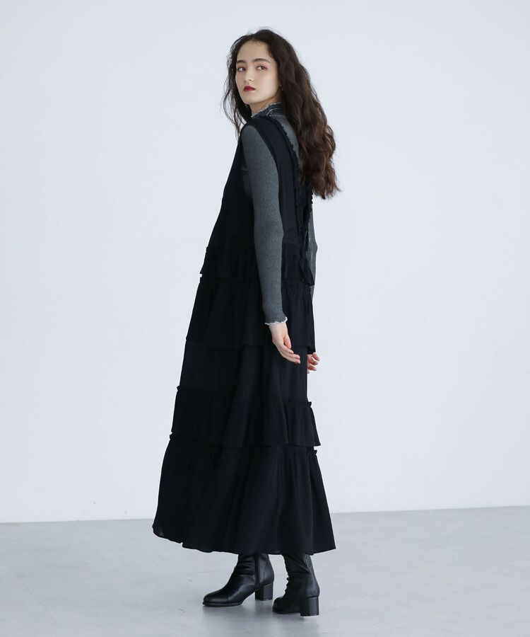 Green Parks「■ESCAR レース&times;コットンティアードワンピース」|ワンピース|