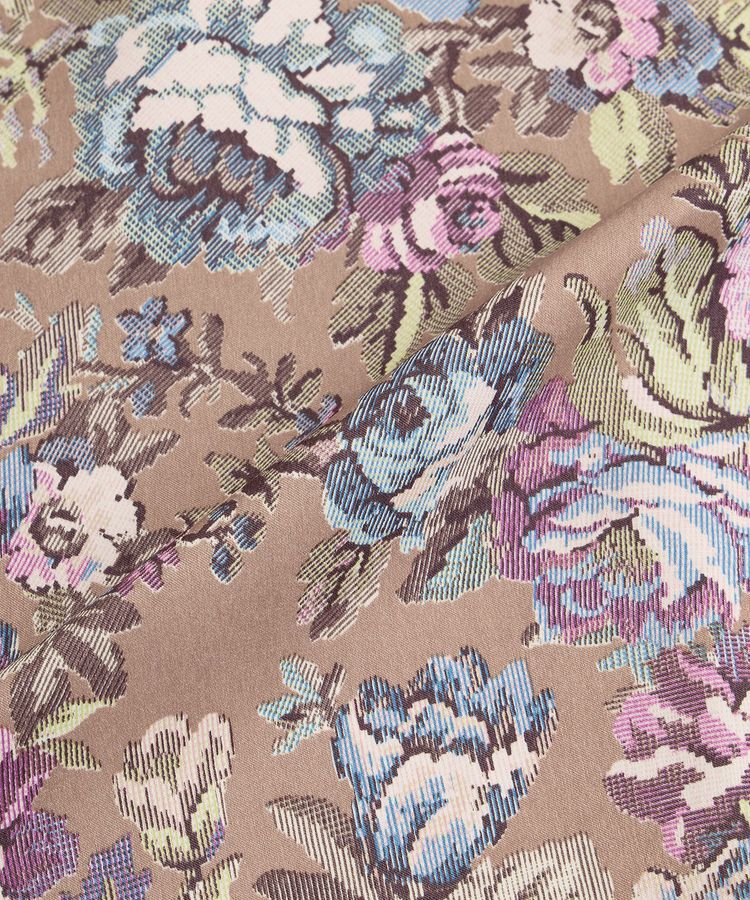 YECCA VECCA「ゴブラン柄フレアスカート」|フレア|