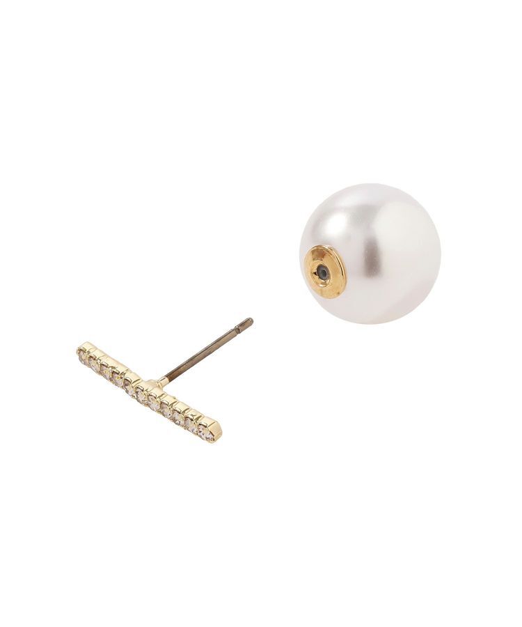 YECCA VECCA「2wayパールバーピアス」|ピアス|